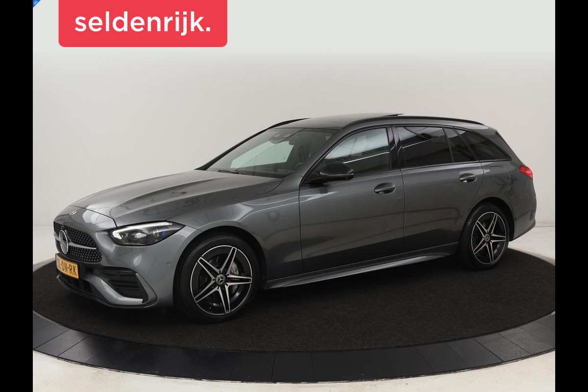 Mercedes-Benz C-Klasse 300 e AMG Line | Panoramadak | Wegklapbare trekhaak | Sfeerverlichting | Elektrische stoelen | Stoelverwarming | 360 Camera | Leder | Memory | Carplay Mercedes-Benz C-Klasse 300 e AMG Line | Panoramadak | Wegklapbare trekhaak | Sfeerverlichting | Elektrische stoelen | Stoelverwarming | 360 Camera | Leder | Memory | Carplay
