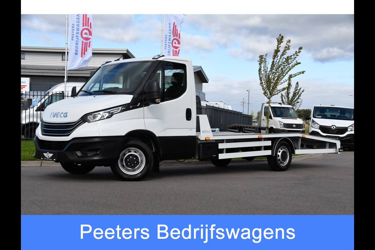 Iveco 35S18 Daily | Oprijwagen | Geveerde stoel | 3,5t trekgw. | Adaptive CC | LED NAV ECC Adaptive CC | Faustmann opbouw | 1100 KG Laadvermogen Iveco 35S18 Daily | Oprijwagen | Geveerde stoel | 3,5t trekgw. | Adaptive CC | LED NAV ECC Adaptive CC | Faustmann opbouw | 1100 KG Laadvermogen