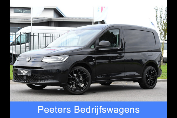 Volkswagen Caddy Cargo 2.0 TDI Black Edition Virtual, Camera, Stoelverwarming, 122pk, Automaat, LED, Trekhaak, Carplay, Uniek!