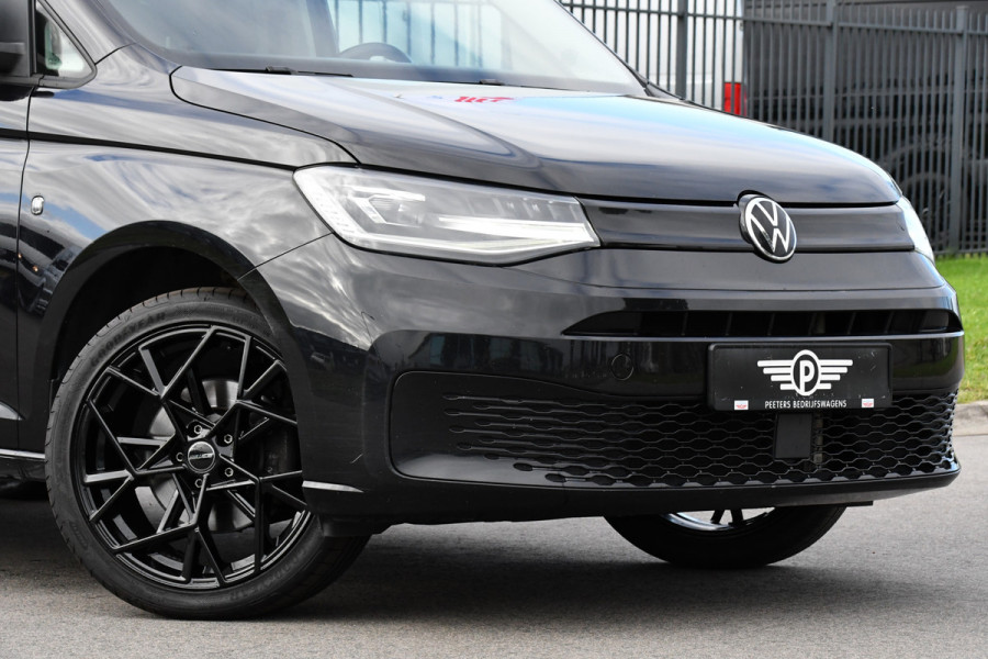 Volkswagen Caddy Cargo 2.0 TDI Black Edition Virtual, Camera, Stoelverwarming, 122pk, Automaat, LED, Trekhaak, Carplay, Uniek!
