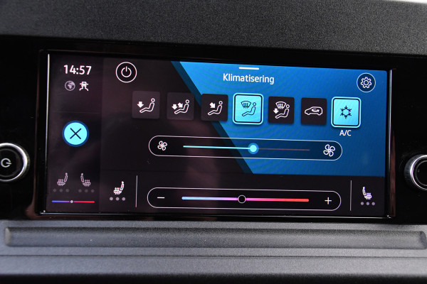 Volkswagen Caddy Cargo 2.0 TDI Black Edition Virtual, Camera, Stoelverwarming, 122pk, Automaat, LED, Trekhaak, Carplay, Uniek!