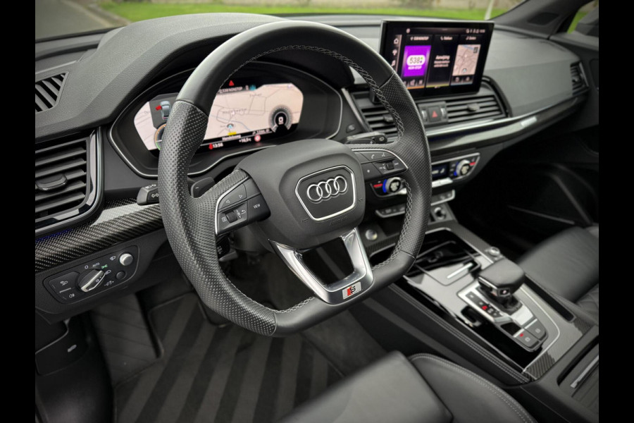 Audi Q5 50 TFSI e quattro S-Line Panoramadak|RS Seats|Luchtvering|Carbon|Camera|B&O|Keyless