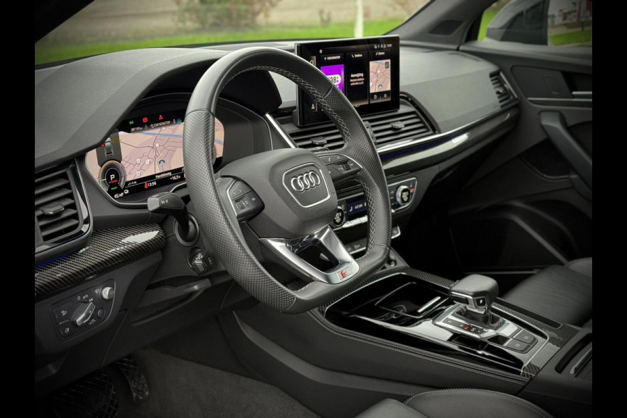 Audi Q5 50 TFSI e quattro S-Line Panoramadak|RS Seats|Luchtvering|Carbon|Camera|B&O|Keyless