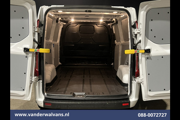 Ford Transit Custom 2.0 TDCI 131pk L2H1 Euro6 Airco | Apple Carplay | Android Auto | LED | Cruisecontrol Verwarmde voorruit, Stoelverwarming, Parkeersensoren Bijrijdersbank, 2800kg trekvermogen