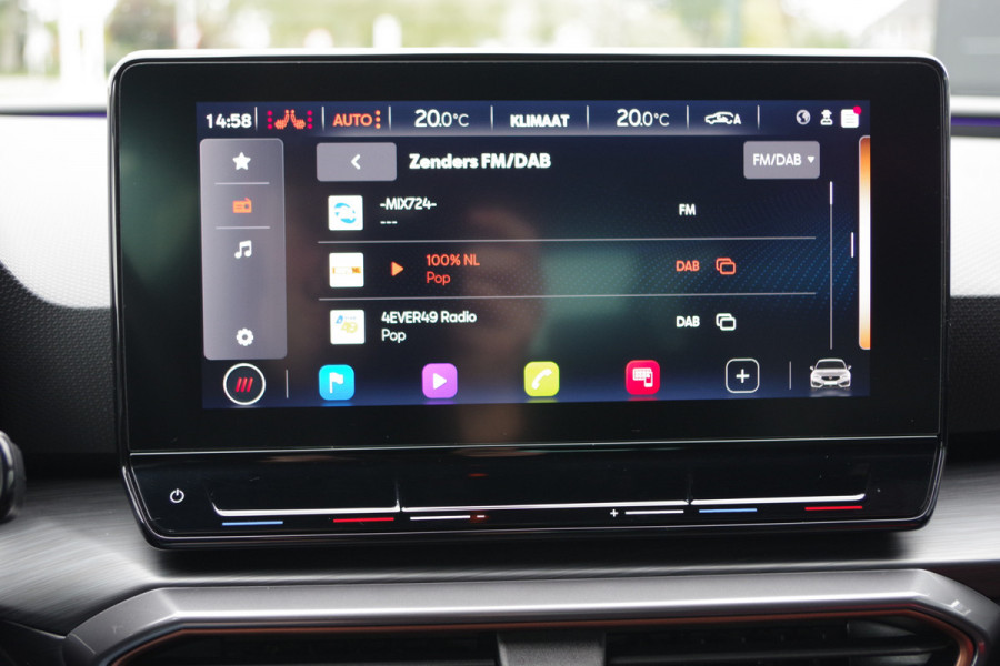 CUPRA Leon 1.4 e-Hybrid 204 PK Adrenaline PHEV, Camera, Kuipstoelen, Keyless, LED