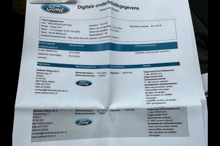 Ford Fiesta 1.1 Trend, CarPlay, Navi, LaneAssist, DAB, Cruise Control