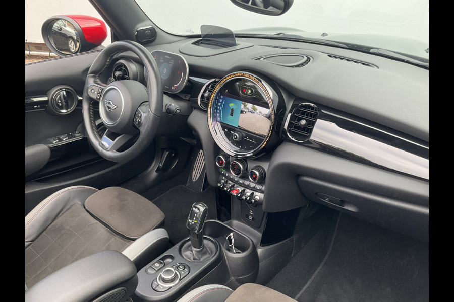 MINI Cabrio 2.0 John Cooper Works Incl.BTW Cabrio H/K Hud Adap.Cruise Stoelverw British-Racing Green!