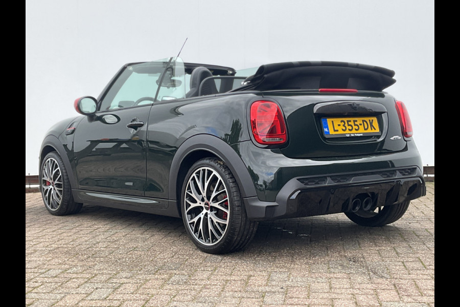 MINI Cabrio 2.0 John Cooper Works Incl.BTW Cabrio H/K Hud Adap.Cruise Stoelverw British-Racing Green!