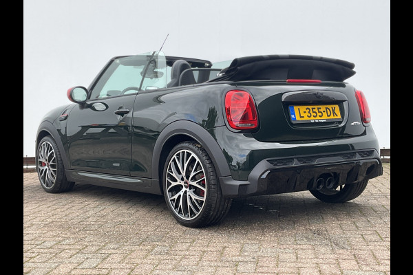 MINI Cabrio 2.0 John Cooper Works Incl.BTW Cabrio H/K Hud Adap.Cruise Stoelverw British-Racing Green!