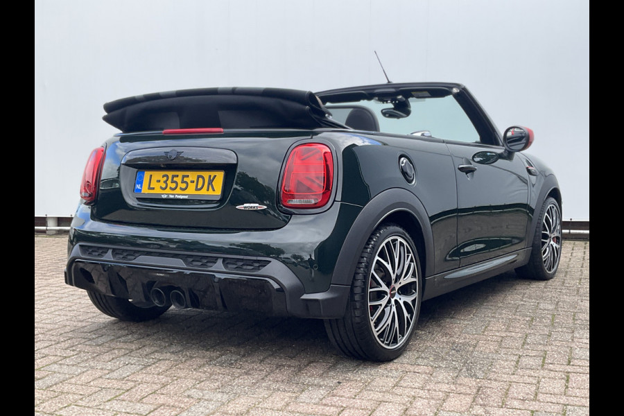 MINI Cabrio 2.0 John Cooper Works Incl.BTW Cabrio H/K Hud Adap.Cruise Stoelverw British-Racing Green!
