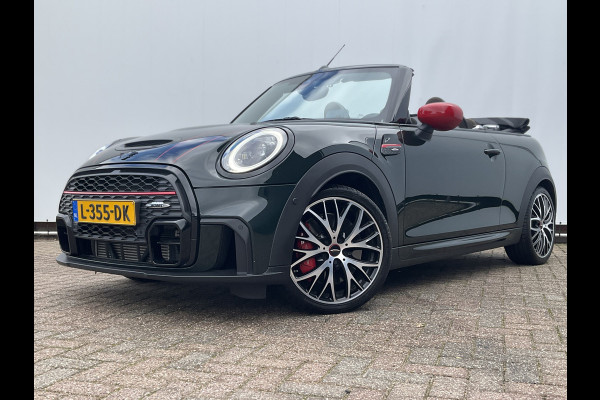 MINI Cabrio 2.0 John Cooper Works Incl.BTW Cabrio H/K Hud Adap.Cruise Stoelverw British-Racing Green!