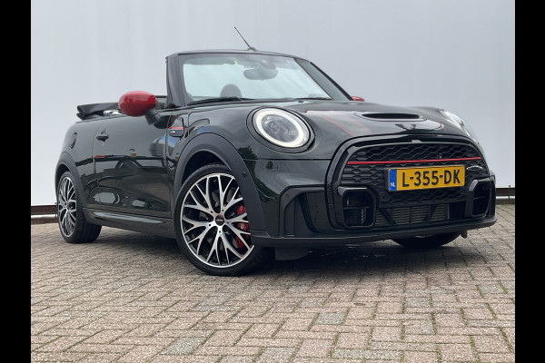 MINI Cabrio 2.0 John Cooper Works Incl.BTW Cabrio H/K Hud Adap.Cruise Stoelverw British-Racing Green!