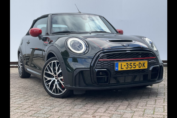 MINI Cabrio 2.0 John Cooper Works Incl.BTW Cabrio H/K Hud Adap.Cruise Stoelverw British-Racing Green!