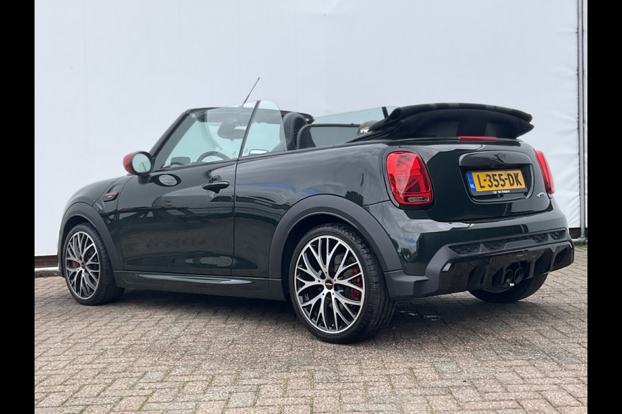 MINI Cabrio 2.0 John Cooper Works Incl.BTW Cabrio H/K Hud Adap.Cruise Stoelverw British-Racing Green!