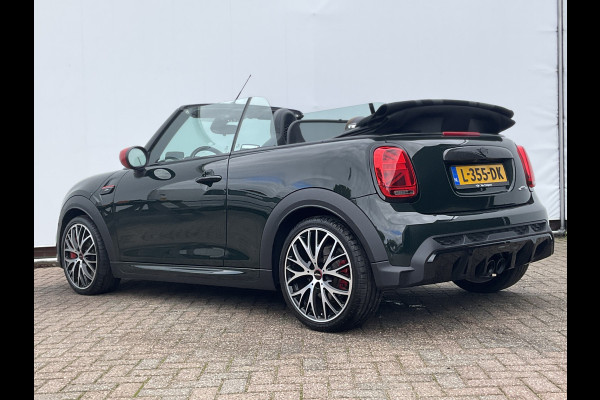 MINI Cabrio 2.0 John Cooper Works Incl.BTW Cabrio H/K Hud Adap.Cruise Stoelverw British-Racing Green!