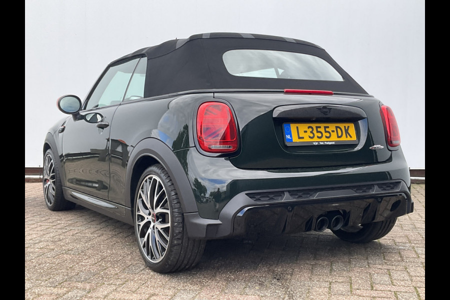 MINI Cabrio 2.0 John Cooper Works Incl.BTW Cabrio H/K Hud Adap.Cruise Stoelverw British-Racing Green!