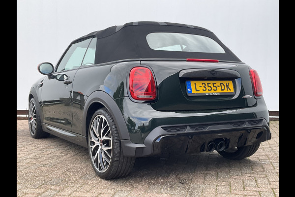 MINI Cabrio 2.0 John Cooper Works Incl.BTW Cabrio H/K Hud Adap.Cruise Stoelverw British-Racing Green!