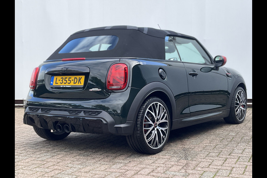 MINI Cabrio 2.0 John Cooper Works Incl.BTW Cabrio H/K Hud Adap.Cruise Stoelverw British-Racing Green!