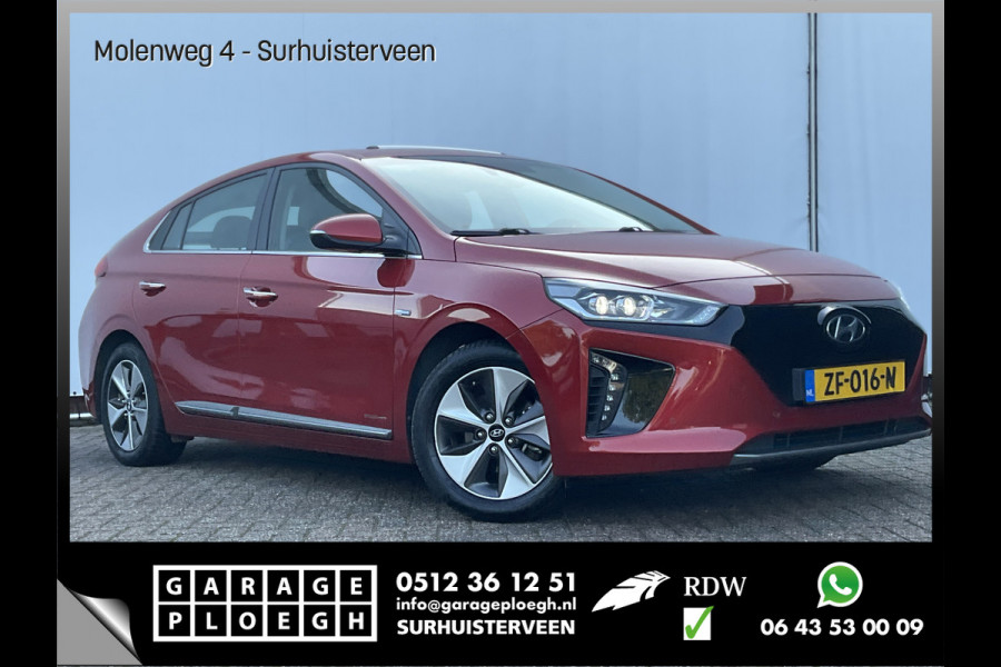 Hyundai IONIQ Premium EV Incl.BTW Trekhaak Pano Leer Stoelverw+Ventilatie Adap.Cruise Keyless BOMVOL! Hyundai IONIQ Premium EV Incl.BTW Trekhaak Pano Leer Stoelverw+Ventilatie Adap.Cruise Keyless BOMVOL!