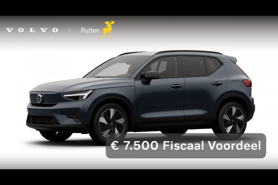 Volvo EX40 252PK Single Motor Extended Range 82 kWh Business Edition/ Navigatie / Camera / Adaptive Cruise control / Stuur & Stoelverwarming / Harman Kardon / Getinte Ramen / 19" LM Velgen Volvo EX40 252PK Single Motor Extended Range 82 kWh Business Edition/ Navigatie / Camera / Adaptive Cruise control / Stuur & Stoelverwarming / Harman Kardon / Getinte Ramen / 19" LM Velgen