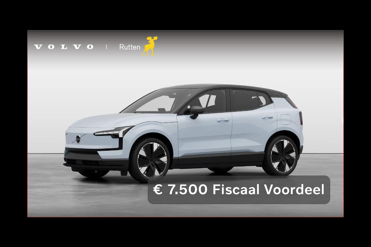 Volvo EX30 Single Motor Extended Range Plus 69 kWh Nu van €47.072 voor €39.572! / Adaptieve Cruise Control/ Dodehoek Detectie / Parkeersensoren/ Achteruitrijcamera/ Warmtepomp/ Google Services/ Volvo EX30 Single Motor Extended Range Plus 69 kWh Nu van €47.072 voor €39.572! / Adaptieve Cruise Control/ Dodehoek Detectie / Parkeersensoren/ Achteruitrijcamera/ Warmtepomp/ Google Services/