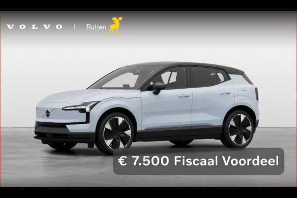 Volvo EX30 Single Motor Extended Range Plus 69 kWh Nu van €47.072 voor €39.572! / Adaptieve Cruise Control/ Dodehoek Detectie / Parkeersensoren/ Achteruitrijcamera/ Warmtepomp/ Google Services/ Volvo EX30 Single Motor Extended Range Plus 69 kWh Nu van €47.072 voor €39.572! / Adaptieve Cruise Control/ Dodehoek Detectie / Parkeersensoren/ Achteruitrijcamera/ Warmtepomp/ Google Services/