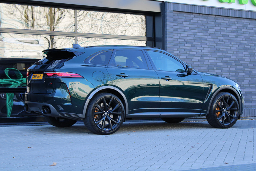 Jaguar F-Pace 5.0 V8 S/C AWD SVR | UNIEK! | DEALER OND | HUD | 360 | STOELKOELING | ELEK TREKHAAK | MERIDIAN |