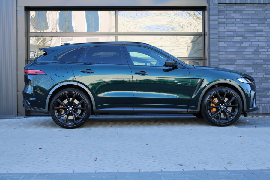 Jaguar F-Pace 5.0 V8 S/C AWD SVR | UNIEK! | DEALER OND | HUD | 360 | STOELKOELING | ELEK TREKHAAK | MERIDIAN |