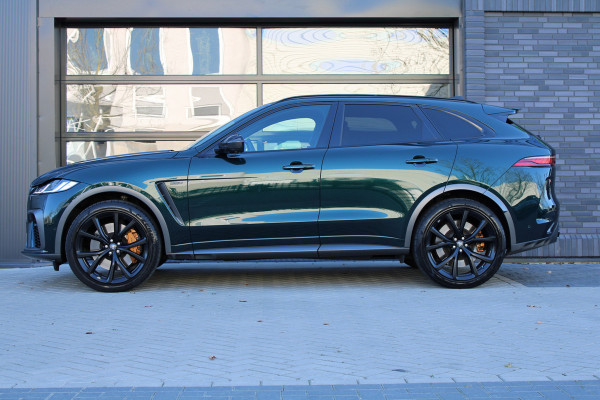 Jaguar F-Pace 5.0 V8 S/C AWD SVR | UNIEK! | DEALER OND | HUD | 360 | STOELKOELING | ELEK TREKHAAK | MERIDIAN |