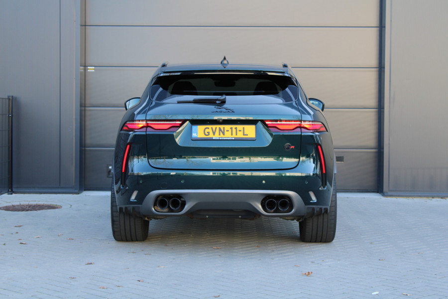 Jaguar F-Pace 5.0 V8 S/C AWD SVR | UNIEK! | DEALER OND | HUD | 360 | STOELKOELING | ELEK TREKHAAK | MERIDIAN |