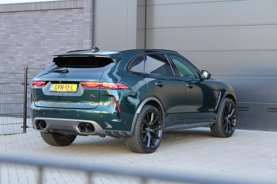 Jaguar F-Pace 5.0 V8 S/C AWD SVR | UNIEK! | DEALER OND | HUD | 360 | STOELKOELING | ELEK TREKHAAK | MERIDIAN |