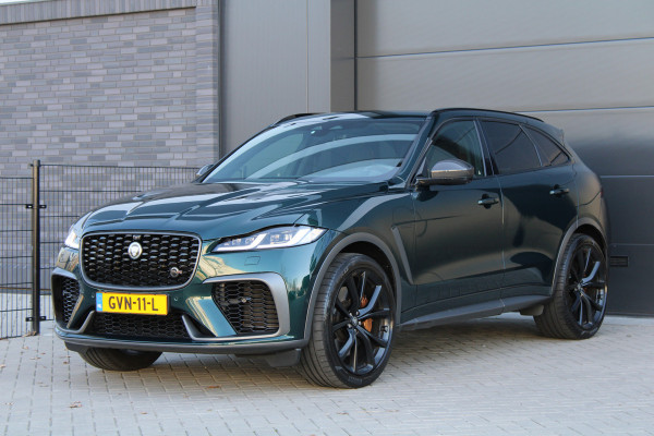 Jaguar F-Pace 5.0 V8 S/C AWD SVR | UNIEK! | DEALER OND | HUD | 360 | STOELKOELING | ELEK TREKHAAK | MERIDIAN |