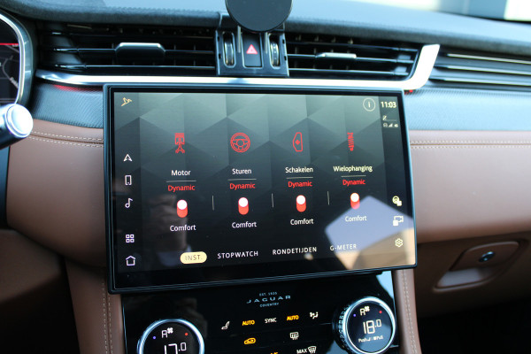 Jaguar F-Pace 5.0 V8 S/C AWD SVR | UNIEK! | DEALER OND | HUD | 360 | STOELKOELING | ELEK TREKHAAK | MERIDIAN |
