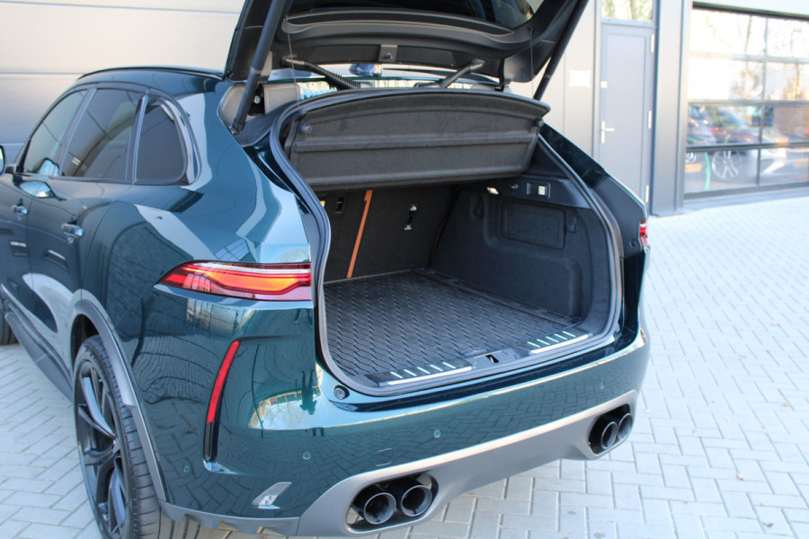 Jaguar F-Pace 5.0 V8 S/C AWD SVR | UNIEK! | DEALER OND | HUD | 360 | STOELKOELING | ELEK TREKHAAK | MERIDIAN |