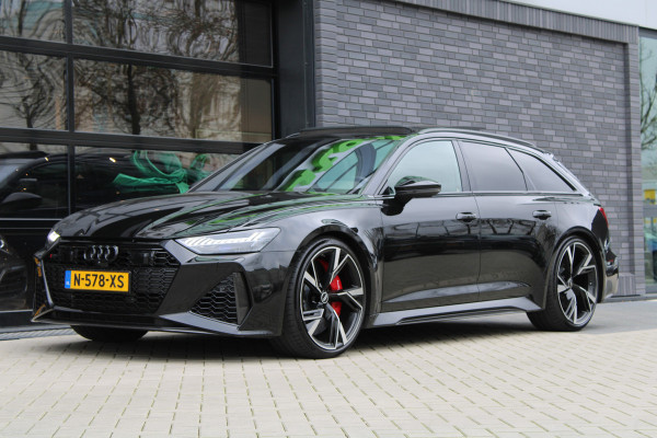 Audi RS6 Avant RS 6 TFSI quattro | DYNAMIC PLUS | KERAMISCH | HUD | 4WS | CARBON | NIGHT VISION | B&O | STUURVERW |