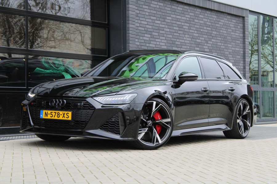 Audi RS6 Avant RS 6 TFSI quattro | DYNAMIC PLUS | KERAMISCH | HUD | 4WS | CARBON | NIGHT VISION | B&O | STUURVERW |
