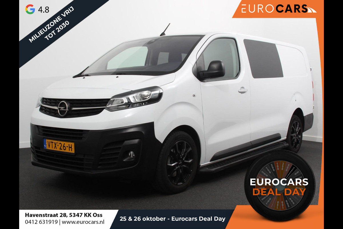 Opel Vivaro 145pk L3H1 Dubbele Cabine Sport Edition Navigatie Climate Control Trekhaak Trekhaak Parkeer sensoren Lichtmetalen Velgen