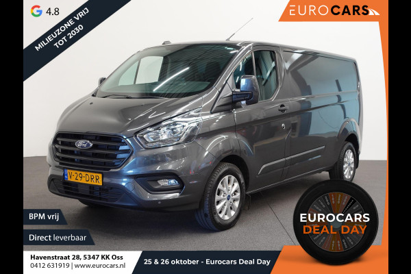 Ford Transit Custom 300 2.0 TDCI 130pk L2H1 Trend Automaat Airco Navigatie Cruise control Camera Parkeersensoren Trekhaak Betimmering Laadruimte