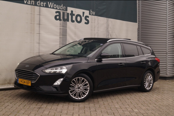 Ford Focus Wagon 1.0 EcoBoost 125pk Titanium Business -PANO-TREKHAAK-