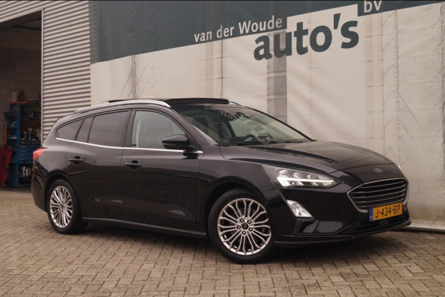 Ford Focus Wagon 1.0 EcoBoost 125pk Titanium Business -PANO-TREKHAAK-