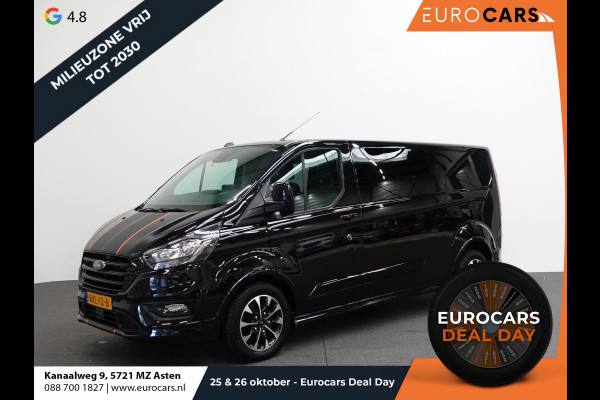 Ford Transit Custom 320 2.0 TDCI L2H1 Sport Dubbele Cabine Airco ACC Bluetooth Navi Trekhaak PDC Camera