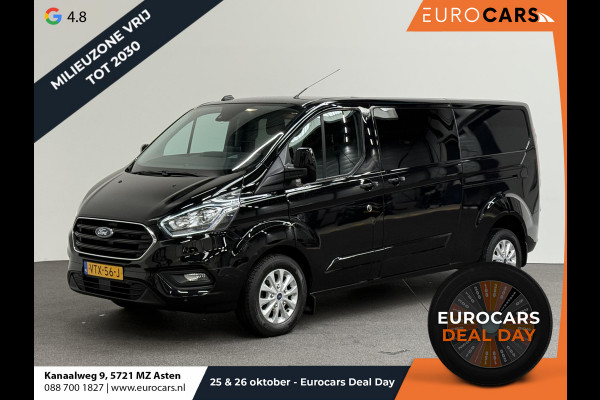 Ford Transit Custom 300 2.0 TDCI L2H1 Limited Dubbele cabine Navi Airco 2 Schuifdeuren Trekhaak PDC Camera Carplay DAB Ford Transit Custom 300 2.0 TDCI L2H1 Limited Dubbele cabine Navi Airco 2 Schuifdeuren Trekhaak PDC Camera Carplay DAB