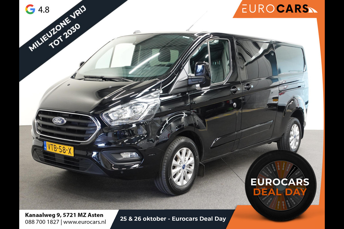 Ford Transit Custom 300 2.0 TDCI L2H1 Limited Dubbele cabine Navigatie Airco 2x Schuifdeuren Trekhaak Parkeersenoren Carplay Trekhaak Ford Transit Custom 300 2.0 TDCI L2H1 Limited Dubbele cabine Navigatie Airco 2x Schuifdeuren Trekhaak Parkeersenoren Carplay Trekhaak