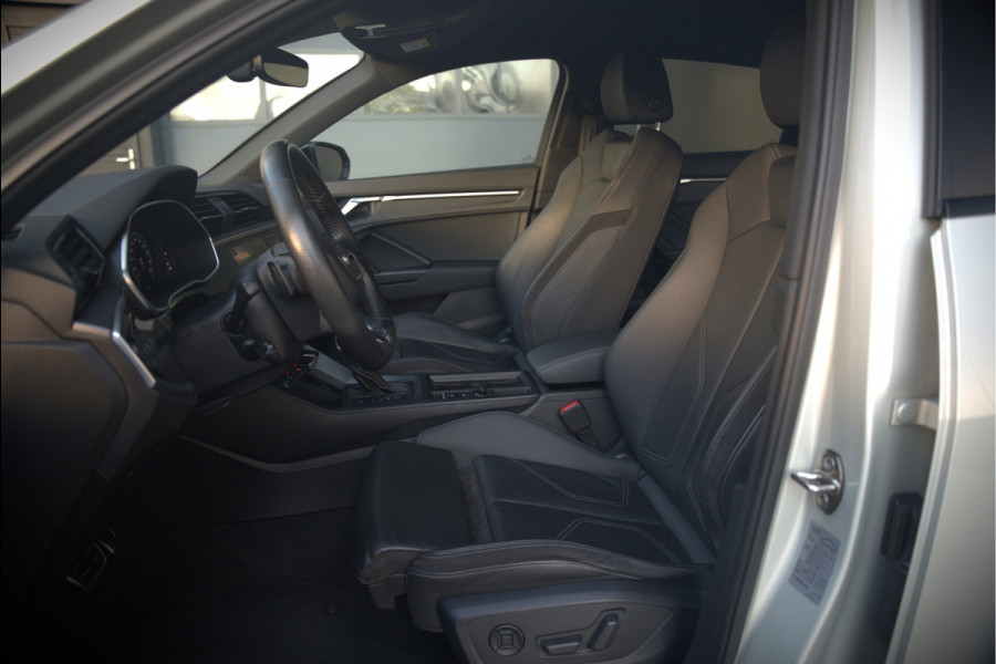 Audi Q3 Sportback 35 TFSI Pro Line S | S-Line | Stoelverwarming | Keyless | 360 Camera | Leer | Elektrische Stoelen | Adaptive Cruise Control | Dodehoekdetectie | Navigatie | Parkeersensoren | Vitrual Cockpit