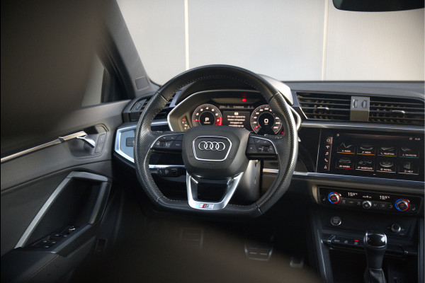 Audi Q3 Sportback 35 TFSI Pro Line S | S-Line | Stoelverwarming | Keyless | 360 Camera | Leer | Elektrische Stoelen | Adaptive Cruise Control | Dodehoekdetectie | Navigatie | Parkeersensoren | Vitrual Cockpit