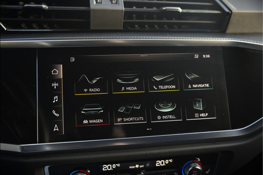 Audi Q3 Sportback 35 TFSI Pro Line S | S-Line | Stoelverwarming | Keyless | 360 Camera | Leer | Elektrische Stoelen | Adaptive Cruise Control | Dodehoekdetectie | Navigatie | Parkeersensoren | Vitrual Cockpit