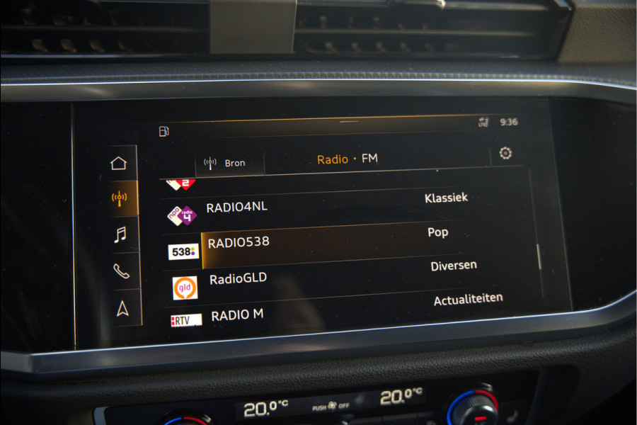 Audi Q3 Sportback 35 TFSI Pro Line S | S-Line | Stoelverwarming | Keyless | 360 Camera | Leer | Elektrische Stoelen | Adaptive Cruise Control | Dodehoekdetectie | Navigatie | Parkeersensoren | Vitrual Cockpit