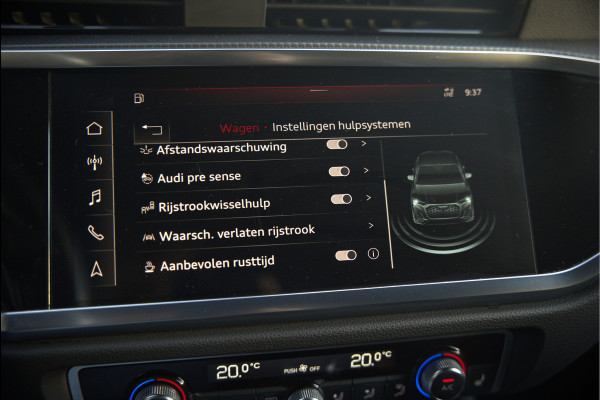 Audi Q3 Sportback 35 TFSI Pro Line S | S-Line | Stoelverwarming | Keyless | 360 Camera | Leer | Elektrische Stoelen | Adaptive Cruise Control | Dodehoekdetectie | Navigatie | Parkeersensoren | Vitrual Cockpit