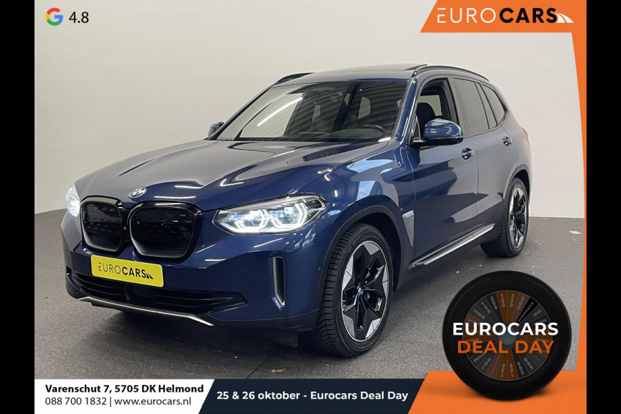 BMW iX3 High Executive 80 kWh EV Leder Navi Carplay/Androidauto Sensoren voor en achter 360 Camera Full Led Pano Dak Head-Up display Harman Kardon Adaptieve Cruise Control