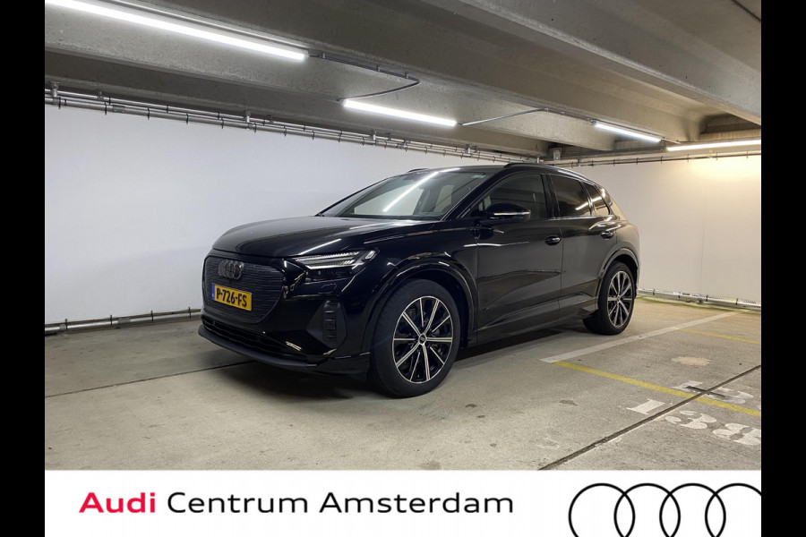 Audi Q4 e-tron 40 Launch edition Advanced 77 kWh 204 pk | Navigatie | Warmtepomp | Parkeersensoren | Achteruitrijcamera | Adaptieve cruise control | Stoelverwarming |
